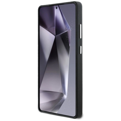 Karl Lagerfeld Saffiano Full Wrapped Elongated Metal Logo MagSafe Dėklas skirtas Samsung Galaxy S25 Ultra - Juodas 4 Karl Lagerfeld Saffiano Full Wrapped Elongated Metal Logo MagSafe Dėklas skirtas Samsung Galaxy S25 Ultra - Juodas 4
