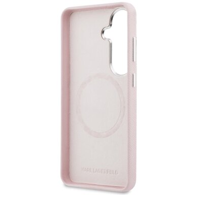 Samsung Galaxy S26+ Karl Lagerfeld Saffiano KC Metal Logo MagSafe dėklas – rožinis 6 Samsung Galaxy S26+ Karl Lagerfeld Saffiano KC Metal Logo MagSafe dėklas – rožinis 6