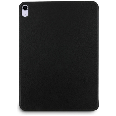 Karl Lagerfeld Saffiano Magnetinis Karl & Choupette iPad Air 11&quot; 2024 Book Cover Dėklas - Juodas 2