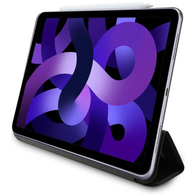 Karl Lagerfeld Saffiano Magnetinis Karl & Choupette iPad Air 11&quot; 2024 Book Cover Dėklas - Juodas 4