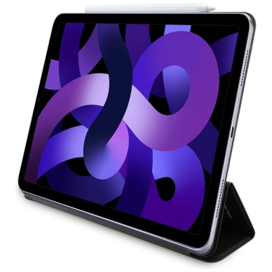 Karl Lagerfeld Saffiano Magnetinis Karl & Choupette iPad Air 13&quot; 2024 Book Cover Dėklas - Juodas 4