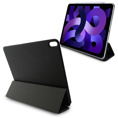 Karl Lagerfeld Saffiano Magnetinis Karl & Choupette iPad Air 13&quot; 2024 Book Cover Dėklas - Juodas 5