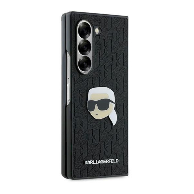 Karl Lagerfeld Saffiano Monogram Head Pin Dėklas Samsung Galaxy Z Fold 6 - juodas 4 Karl Lagerfeld Saffiano Monogram Head Pin Dėklas Samsung Galaxy Z Fold 6 - juodas 4