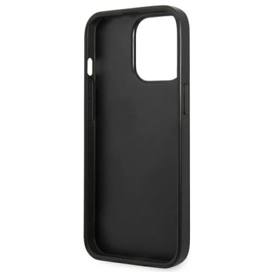 Karl Lagerfeld Saffiano Plaque Dėklas skirtas iPhone 13 Pro / 13 6.1&quot; - Sidabrinis 6