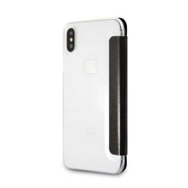 Karl Lagerfeld Signature Glitter iPhone X/Xs Dėklas - Juodas 6