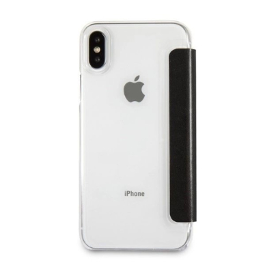 Karl Lagerfeld Signature Glitter iPhone X/Xs Dėklas - Juodas 7