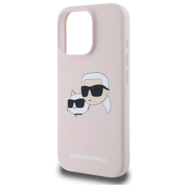 Karl Lagerfeld Silikoninis Dėklas Heads Print MagSafe skirtas iPhone 16 Pro Max - Rožinis 5 Karl Lagerfeld Silikoninis Dėklas Heads Print MagSafe skirtas iPhone 16 Pro Max - Rožinis 5