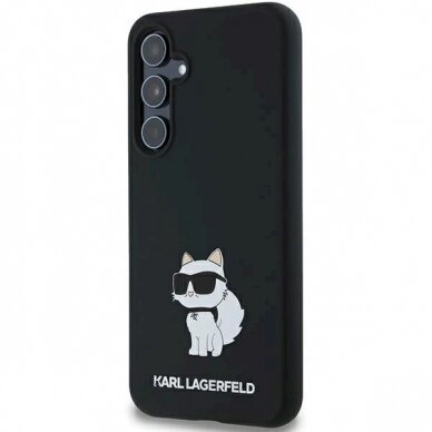 Karl Lagerfeld Silicone Choupette dėklas Samsung Galaxy A35 - Juodas 1 Karl Lagerfeld Silicone Choupette dėklas Samsung Galaxy A35 - Juodas 1