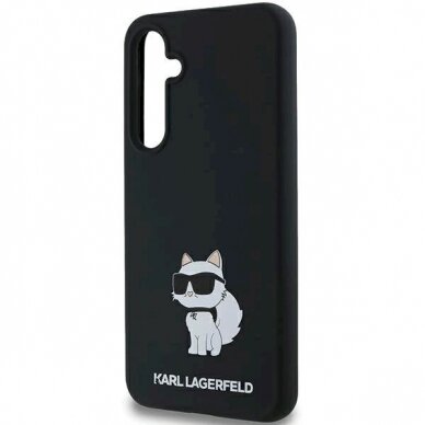 Karl Lagerfeld Silicone Choupette dėklas Samsung Galaxy A35 - Juodas 5 Karl Lagerfeld Silicone Choupette dėklas Samsung Galaxy A35 - Juodas 5