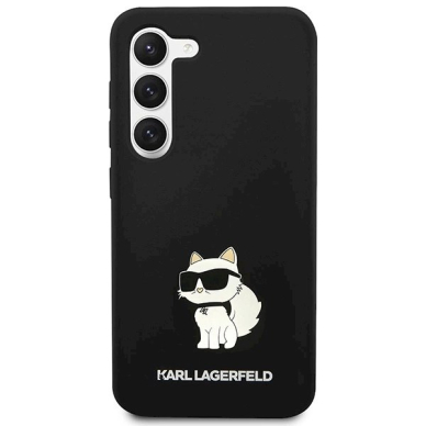 Originalus Karl Lagerfeld Dėklas Silicone ChoupetteSamsung Galaxy S24 - Juodas 2 Originalus Karl Lagerfeld Dėklas Silicone ChoupetteSamsung Galaxy S24 - Juodas 2