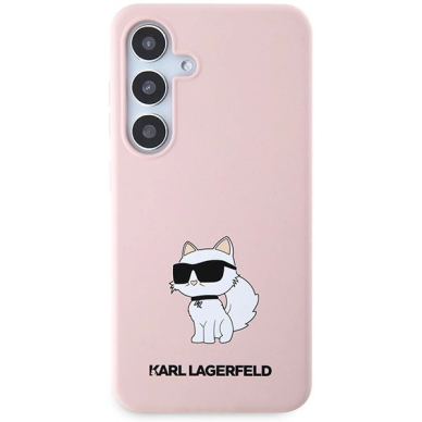 Karl Lagerfeld Silikoninis Choupette Dėklas skirtas Samsung Galaxy S24+ - Rožinis 2 Karl Lagerfeld Silikoninis Choupette Dėklas skirtas Samsung Galaxy S24+ - Rožinis 2