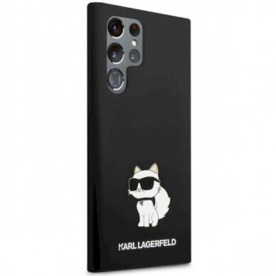 Karl Lagerfeld Silicone Choupette dėklas Samsung Galaxy S24 Ultra - Juodas 3 Karl Lagerfeld Silicone Choupette dėklas Samsung Galaxy S24 Ultra - Juodas 3