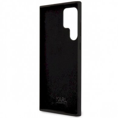 Karl Lagerfeld Silicone Choupette dėklas Samsung Galaxy S24 Ultra - Juodas 6 Karl Lagerfeld Silicone Choupette dėklas Samsung Galaxy S24 Ultra - Juodas 6