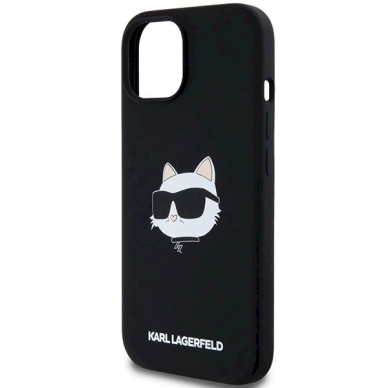 Karl Lagerfeld Silicone Choupette Head MagSafe dėklas iPhone 15 Plus / 14 Plus - Juodas 5 Karl Lagerfeld Silicone Choupette Head MagSafe dėklas iPhone 15 Plus / 14 Plus - Juodas 5