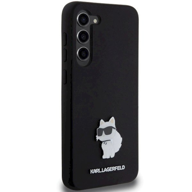 Originalus Karl Lagerfeld Dėklas Silicone Choupette Metal PinSamsung Galaxy S23+ - Juodas 3 Originalus Karl Lagerfeld Dėklas Silicone Choupette Metal PinSamsung Galaxy S23+ - Juodas 3