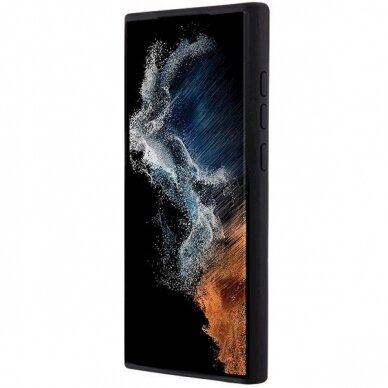 Karl Lagerfeld Silicone Choupette Metal Pin dėklas Samsung Galaxy S24 Ultra - Juodas 4 Karl Lagerfeld Silicone Choupette Metal Pin dėklas Samsung Galaxy S24 Ultra - Juodas 4