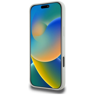 Karl Lagerfeld Silikoninis Double Heads And Circle MagSafe Dėklas skirtas iPhone 16 Pro Beige 4