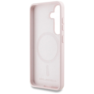 Karl Lagerfeld Silicone Double Heads And Circle MagSafe Samsung Galaxy S25 Plus Dėklas Rožinis 6 Karl Lagerfeld Silicone Double Heads And Circle MagSafe Samsung Galaxy S25 Plus Dėklas Rožinis 6