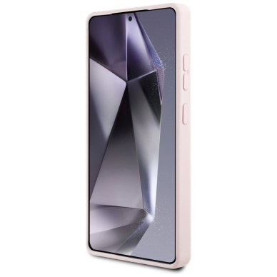 Karl Lagerfeld Silikoninis Graffiti Ikonik Printed Logo MagSafe Dėklas skirtas Samsung Galaxy S25 Ultra - Rožinis 4