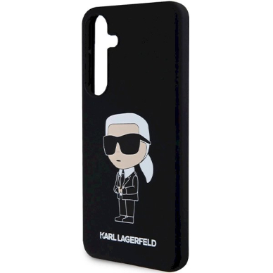 Originalus Karl Lagerfeld Dėklas Silicone IkonikSamsung Galaxy S24 - Juodas 5 Originalus Karl Lagerfeld Dėklas Silicone IkonikSamsung Galaxy S24 - Juodas 5