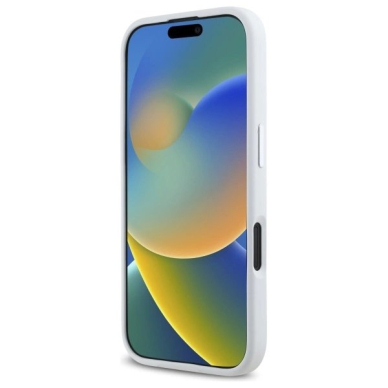 Dėklas Karl Lagerfeld Silicone Initial Metal Logo MagSafe iPhone 16 - Baltas 4 Dėklas Karl Lagerfeld Silicone Initial Metal Logo MagSafe iPhone 16 - Baltas 4