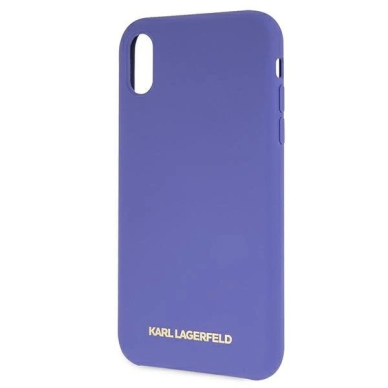 Karl Lagerfeld Silikoninis iPhone Xr Dėklas - Violetinis 2