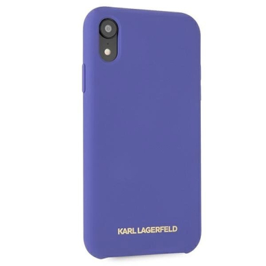 Karl Lagerfeld Silikoninis iPhone Xr Dėklas - Violetinis 4 Karl Lagerfeld Silikoninis iPhone Xr Dėklas - Violetinis 4