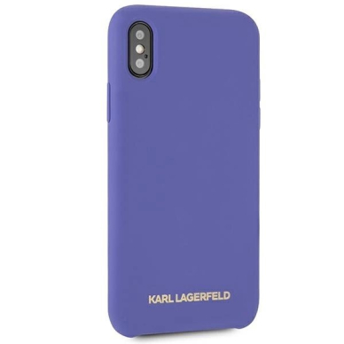 Karl Lagerfeld Silikoninis iPhone X/Xs Dėklas - Violetinis 4