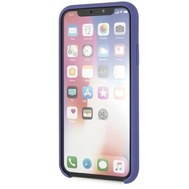 Karl Lagerfeld Silikoninis iPhone X/Xs Dėklas - Violetinis 5