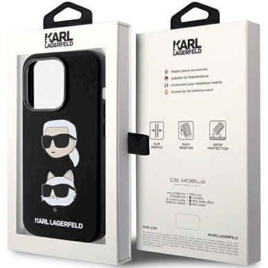 Originalus Karl Lagerfeld Dėklas Silicone KarlChoupette Head dėklas skirtas iPhone 15 Pro - Juodas 7 Originalus Karl Lagerfeld Dėklas Silicone KarlChoupette Head dėklas skirtas iPhone 15 Pro - Juodas 7