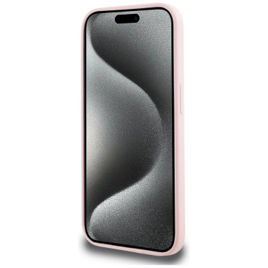 Karl Lagerfeld Silikoninis Karl&Choupette MagSafe Dėklas skirtas iPhone 14 Pro Max - Rožinis 4
