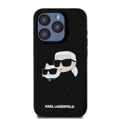 Karl Lagerfeld Silicone Karl Choupette MagSafe dėklas iPhone 15 Pro Max - Juodas 2 Karl Lagerfeld Silicone Karl Choupette MagSafe dėklas iPhone 15 Pro Max - Juodas 2
