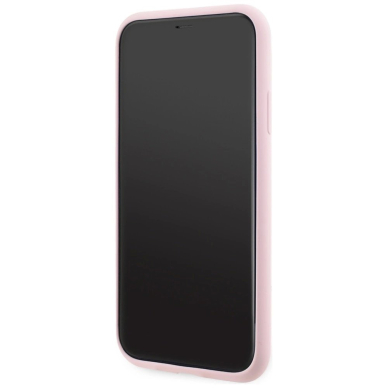 Karl Lagerfeld Silikoninis Karl&Choupette MagSafe iPhone 11 Dėklas - Rožinis 4