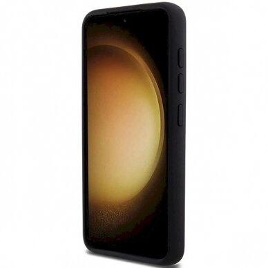 Karl Lagerfeld Silicone Karl Choupette Metal Pin dėklas Samsung Galaxy S24 - Juodas 4 Karl Lagerfeld Silicone Karl Choupette Metal Pin dėklas Samsung Galaxy S24 - Juodas 4