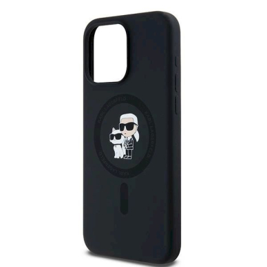 Karl Lagerfeld Silicone Karl Choupette Ring MagSafe dėklas iPhone 15 Pro Max - Juodas 5 Karl Lagerfeld Silicone Karl Choupette Ring MagSafe dėklas iPhone 15 Pro Max - Juodas 5