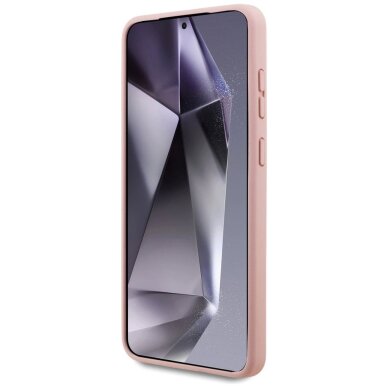 Samsung Galaxy S25 Edge dėklas Karl Lagerfeld Silicone Nauble Heads And Circle su MagSafe – rožinis 4