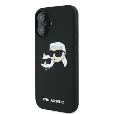 iPhone 16 Karl Lagerfeld Silicone Nauble Heads Print MagSafe dėklas – juodas 1 iPhone 16 Karl Lagerfeld Silicone Nauble Heads Print MagSafe dėklas – juodas 1