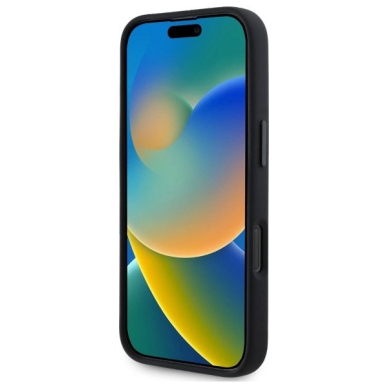 iPhone 16 Pro Max Dėklas Karl Lagerfeld Silicone Shadow Metal Initial MagSafe – juodas 4
