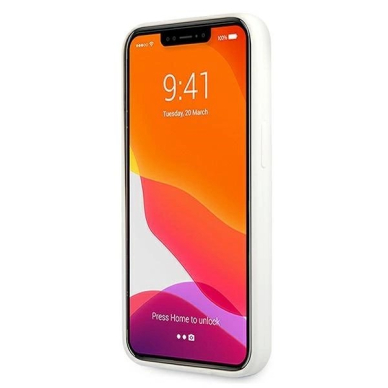 Karl Lagerfeld Silikoninis Stack Logo Dėklas skirtas iPhone 13 Pro / 13 6.1&quot; - Baltas 4