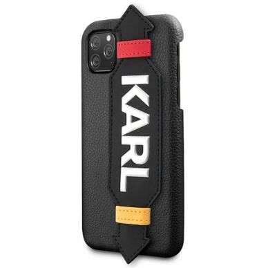 Karl Lagerfeld Strap Dėklas skirtas iPhone 11 Pro 5.8&quot; - Juodas 1