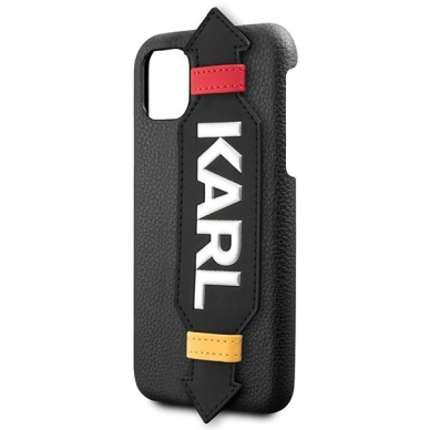 Karl Lagerfeld Strap Dėklas skirtas iPhone 11 Pro 5.8&quot; - Juodas 2