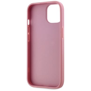 iPhone 15 Karl Lagerfeld Wrinkled Metal Signature dėklas - rožinis 6