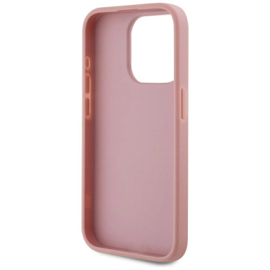 iPhone 15 Pro Max Karl Lagerfeld Wrinkled Metal Signature dėklas - rožinis 6