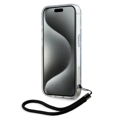 Karl Lagerfeld Zebra With Cord iPhone 15 Pro Max Case - violetinis 3 Karl Lagerfeld Zebra With Cord iPhone 15 Pro Max Case - violetinis 3