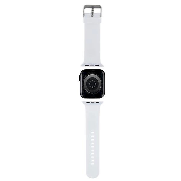 Apyrankė Karl Lagerfeld 3D Rubber Choupette Heads Strap for Apple Watch 38/40/41mm - Balta 1 Apyrankė Karl Lagerfeld 3D Rubber Choupette Heads Strap for Apple Watch 38/40/41mm - Balta 1