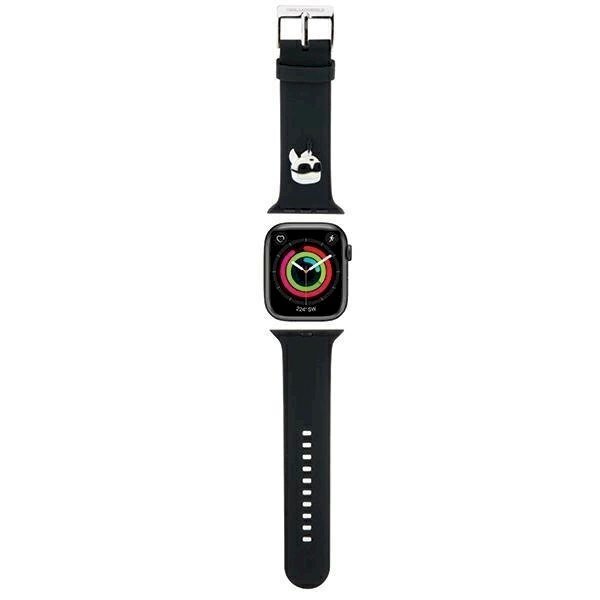 Apyrankė Karl Lagerfeld 3D Rubber Karl Head strap for Apple Watch 38/40/41mm - Juodas Apyrankė Karl Lagerfeld 3D Rubber Karl Head strap for Apple Watch 38/40/41mm - Juodas
