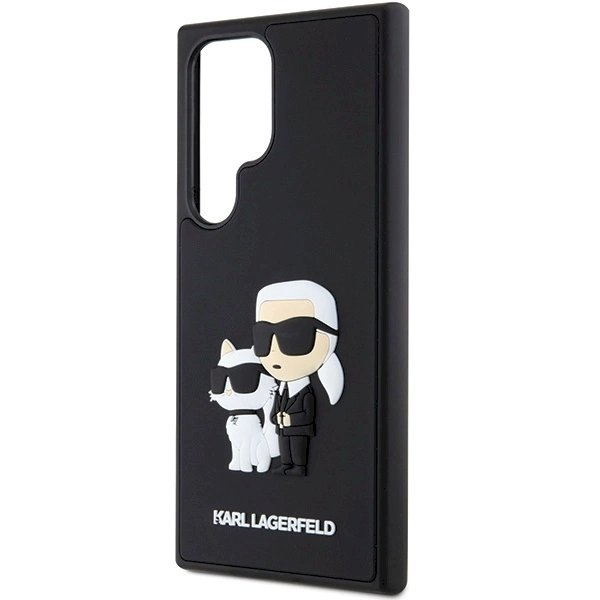 Samsung Galaxy S24 Ultra Karl Lagerfeld 3D Rubber Karl & Choupette dėklas – juodas 5