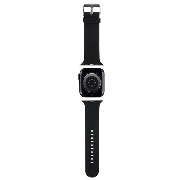 Apyrankė Karl Lagerfeld 3D Rubber Karl&Choupette Heads strap for Apple Watch 38/40/41mm - Juodas 1 Apyrankė Karl Lagerfeld 3D Rubber Karl&Choupette Heads strap for Apple Watch 38/40/41mm - Juodas 1