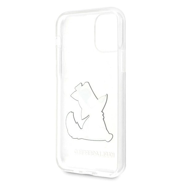Karl Lagerfeld Choupette Fun iPhone 11 / Xr Dėklas - Permatomas 5