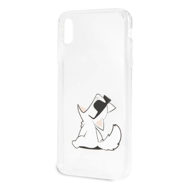 Karl Lagerfeld Choupette Fun iPhone Xs Max Dėklas - Permatomas 2 Karl Lagerfeld Choupette Fun iPhone Xs Max Dėklas - Permatomas 2